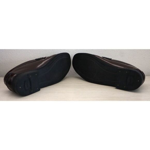 Florsheim 12195-601 Men's Sz 7.5D Burgundy Berkley Flex Penny Loafers - Picture 4 of 11